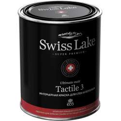 Краска для стен и потолка матовая моющаяся Swiss Lake Tactile 3