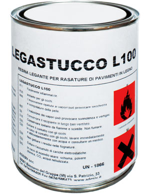 Однокомпонентная смола ADESIV LEGASTUCCO L100 для приготовления шпатлевки по дереву