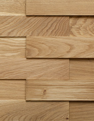 Трехмерные деревянные панели для стен Difard 3D Дуб Brut (Брют)