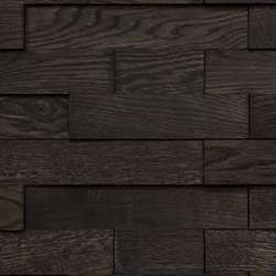 Деревянные 3D-панели Tarwood (Тарвуд) Ecowood Дуб Черный (Black) 400 x 200 x (8-15) мм масло с воском