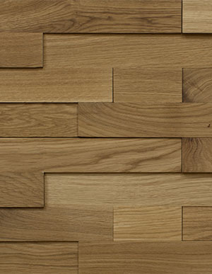 Натуральные деревянные стеновые панели с эффектом 3D Tarwood Ecowood Дуб Оригинальный (Original)