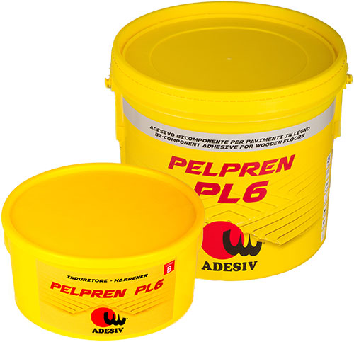 Двухкомпонентный клей для паркета ADESIV PELPREN PL6 полиуретановый