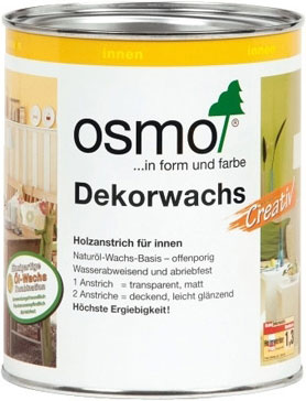 Цветное масло для древесины Osmo Dekorwachs Creativ