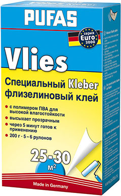 Клей для флизелиновых обоев Pufas Euro 3000 Vlies (0522-200)