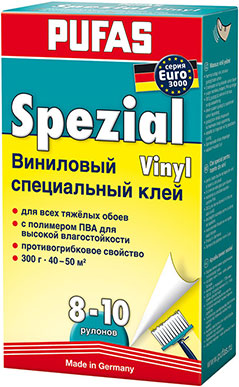 Клей для виниловых обоев Pufas Euro 3000 Spezial (052-200, 052-300)