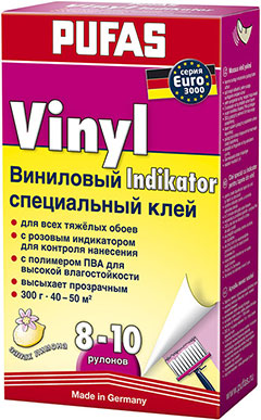 Клей для виниловых обоев с индикатором Pufas Euro 3000 Vinyl Indikator (051-300)