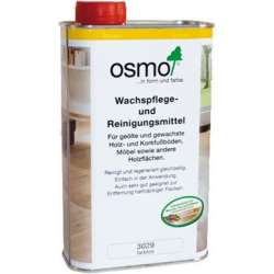 Средство для реставрации паркета под маслом Osmo (Осмо) Wachspflege- und Reinigungsmittel 3029 бесцветное 1 л (на 80-100 кв.м)