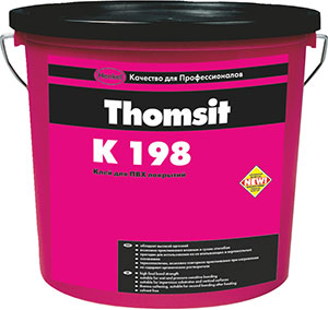 Контактный водно-дисперсионный клей для виниловых полов Thomsit K 198