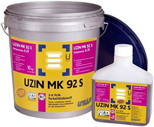 Двухкомпонентный полиуретановый клей повышенной прочности Uzin MK 92 S