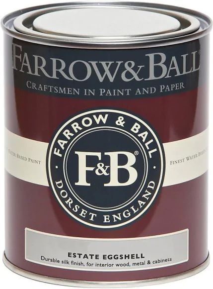 Краска Farrow & Ball Estate Eggshell водорастворимая масляная для дерева и металла
