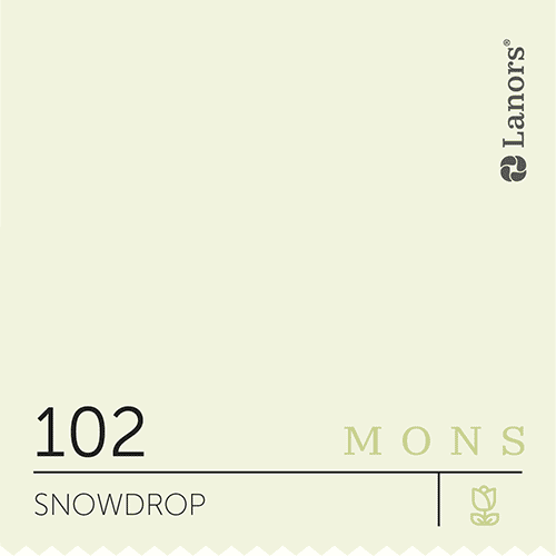 Краска Lanors Mons 102 Snowdrop / Подснежник
