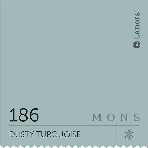 Краска Lanors Mons 186 Dusty Turquoise / Пыльная бирюза