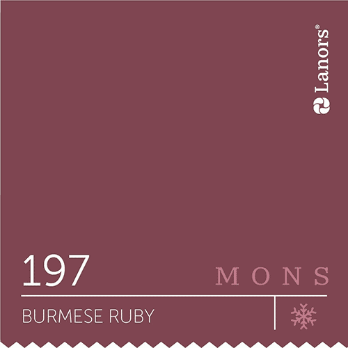 Краска Lanors Mons 197 Burmese Ruby / Бирманский рубин