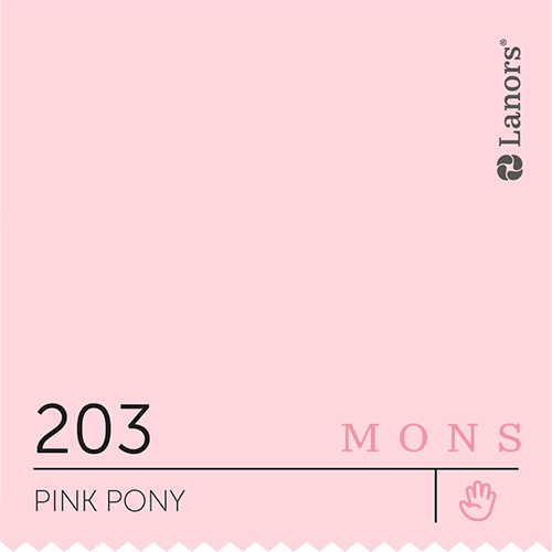 Краска Lanors Mons 203 Pink Pony / Розовый пони