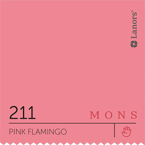 Краска Lanors Mons 211 Pink Flamingo / Розовый фламинго