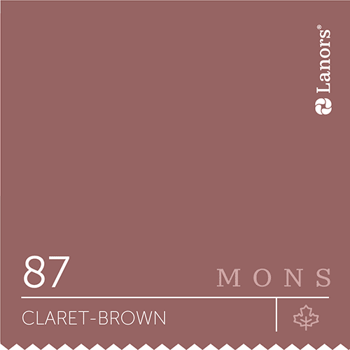 Краска Lanors Mons 87 Claret-brown / Бордово-коричневый
