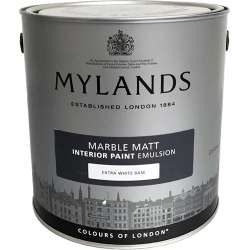 Акриловая моющаяся краска для стен Mylands Marble Matt Emulsion