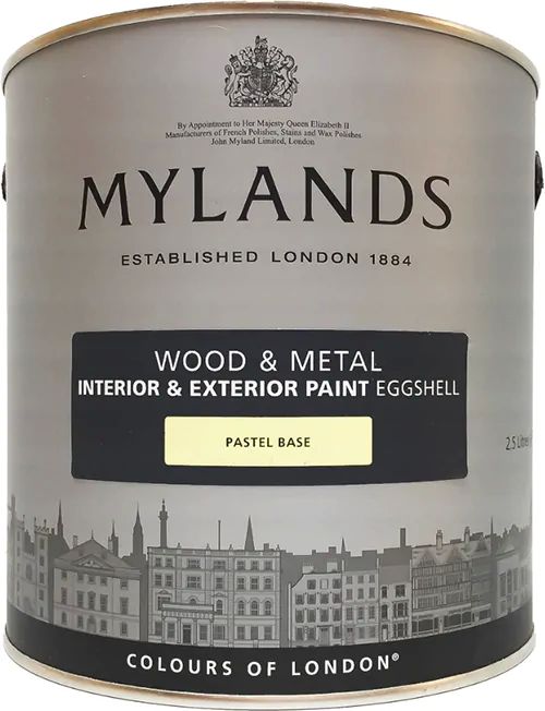 Краска Mylands Wood & Metal Eggshell для дерева и металла полуматовая