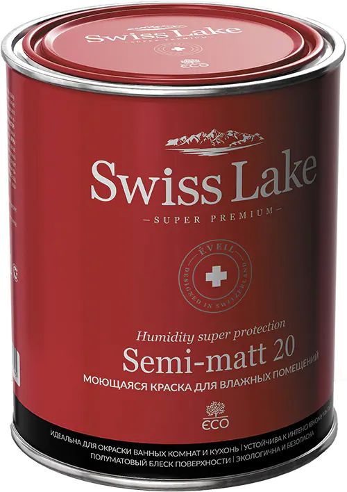 Краска Swiss Lake Semi-matt 20 для ванной и кухни