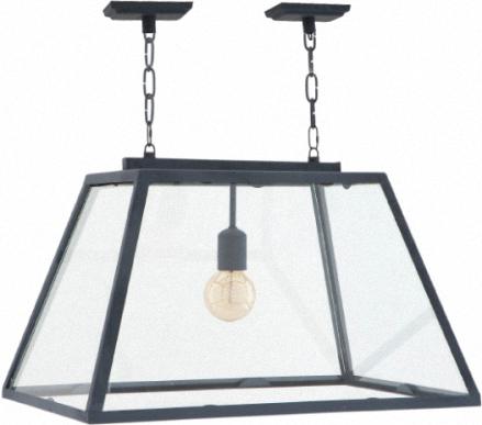 Подвесной светильник с черным каркасом Eichholtz Lamp Harpers