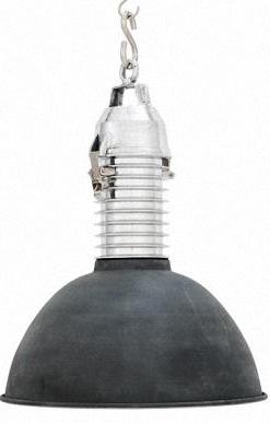 Подвесной светильник с абажуром из матового черного металла Eichholtz Lamp Manchester