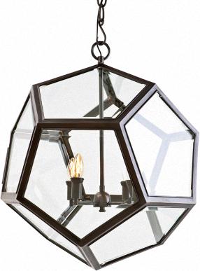 Фонарь в форме 12-гранного кристалла Eichholtz Lantern Yorkshire L