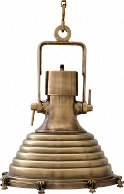 Латунный подвесной светильник в морском стиле Eichholtz Lamp Maritime antique brass finish