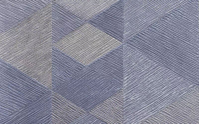 Виниловые обои Arthouse Geometrics, Checks & Stripes 295900 синие ромбы