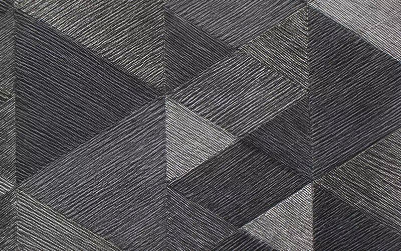 Виниловые обои Arthouse Geometrics, Checks & Stripes 295901 черные ромбы