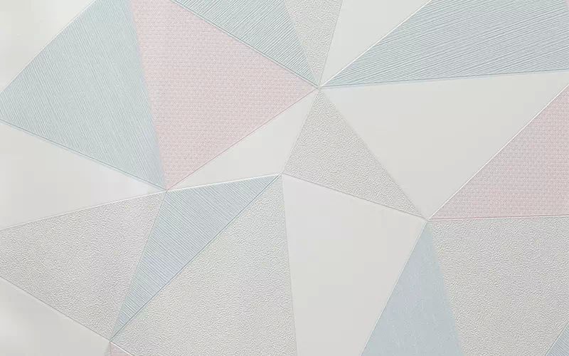 Виниловые обои Andrea Rossi Arlequin 54307-3 разноцветные треугольники
