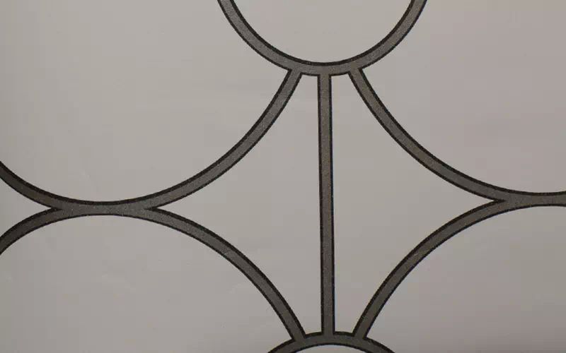 Флизелиновые обои A.Westenberg Geometric FS-LL-023 серые с круговым орнаментом