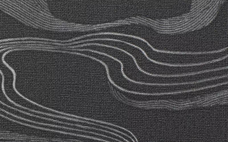 Виниловые обои Marburg Kumano 34587 черные волны