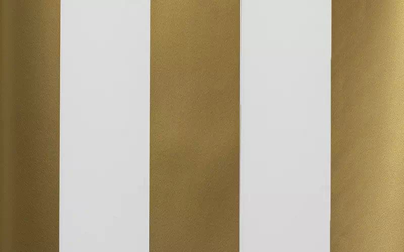 Бумажные обои York Waverly Stripes SV2603 в золотую широкую полоску