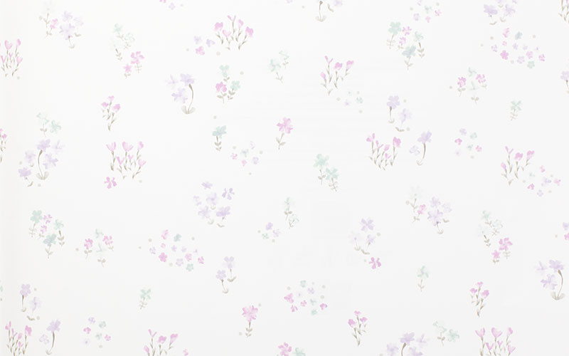 Бумажные обои York A Perfect World KI0520 с лиловыми мелкими цветочками