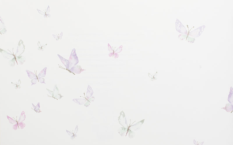 Бумажные обои York A Perfect World KI0525 с лиловыми бабочками