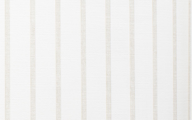 Белые бумажные обои York A Perfect World KI0604 с серо-бежевыми узкими полосками