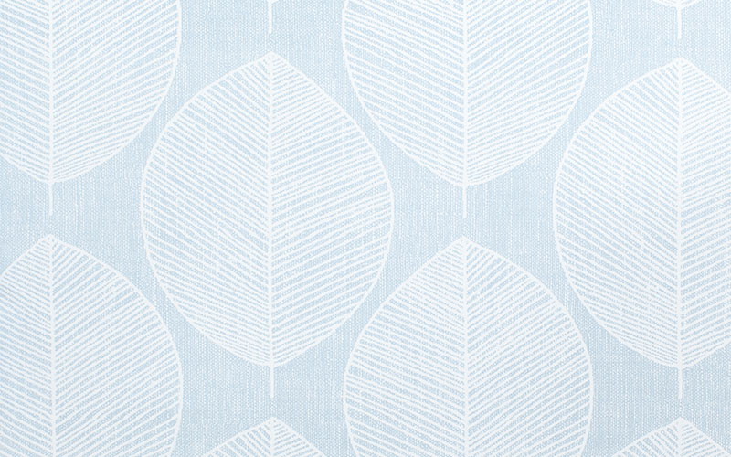Бумажные обои Arthouse Retro House 908201 пастельно-голубые с контурными листьями