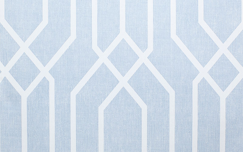 Бумажные обои Arthouse Retro House 908209 пастельно-синие с плетеной геометрией