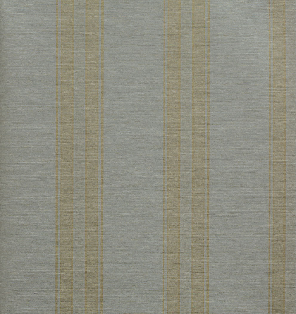 Виниловые обои Aura Brocade 2601-20820 с золотистыми и голубыми полосами