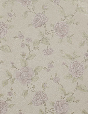Виниловые обои Aura Brocade 2601-20824 с бледно-лиловыми цветами