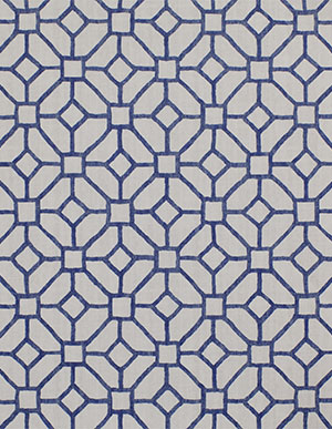 Флизелиновые обои с геометрическим рисунком синего цвета Aura Charming Prints FD22238