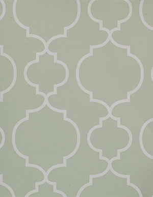 Бледно-зеленые обои для стен с геометрическим рисунком Aura Charming Prints FD22258