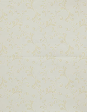Золотисто-белые флизелиновые обои с флористическим узором Aura Forever Young H2911003