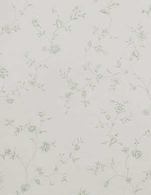 Снежно-белые обои с цветочным орнаментом Aura Jardin Chic G67316