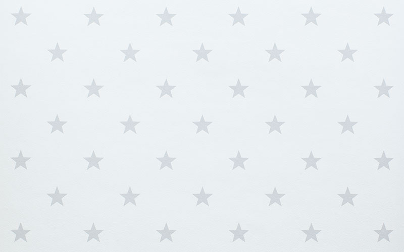 Флизелиновые обои Aura Just 4 Kids 2 G56548 с серыми звездами на белом фоне