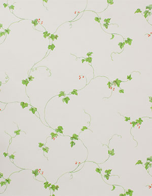 Дымчато-белого цвета обои для кухни с рисунком в виде лиан Aura Kitchen Story 3 FK34438