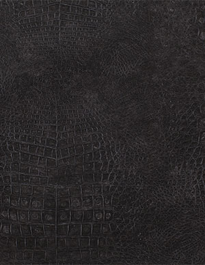 Темно-серые виниловые обои под кожу крокодила Aura Natural FX G67510