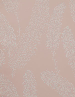 Светло-розовые обои для стен с растительным рисунком Aura Paradise PA34254