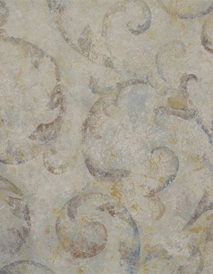 Обои для стен с изображением стилизованных лиан Aura Silks & Textures NT33740
