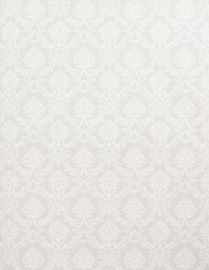 Очень светло серые виниловые обои с белыми дамасками Aura Stripes & Damasks SD36133